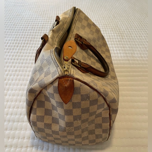 Louis Vuitton Speedy 35 Damier Azur Bag - Picture 7 of 12